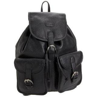 Leatherbay Leather Backpack with Pockets