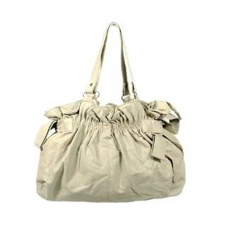 Ivory Philomena] Ivory Double Handle Leatherette Satchel Bag Handbag 