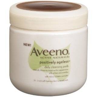 Aveeno Positively Ageless Daily Cleansing Pads, 28 Count Tubs (Pack of 
