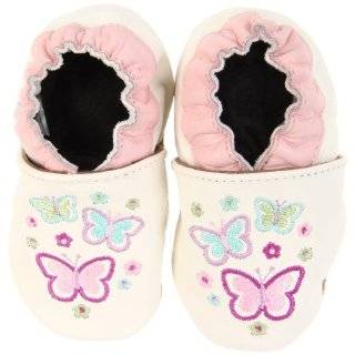  Robeez Soft Soles Pretty Pansy Crib Shoe (Infant/Toddler 