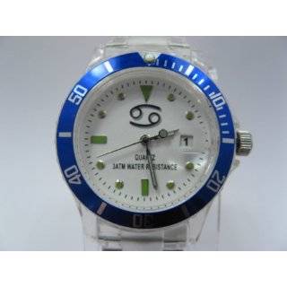 West Chester Watches Blue Acrylic Toy Style Watch