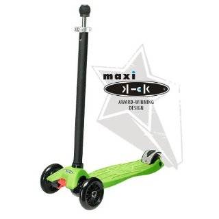 maxi kick Scooter   LIME GREEN with Pilot Stick Steering. Winner of 