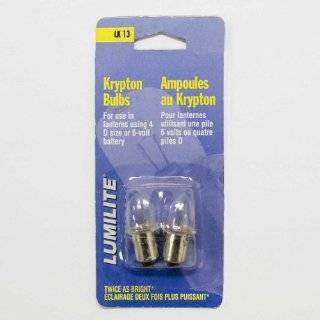   Krypton 4.8V 0.75A Gas Flange Base Bulb for 6 Volt/4D Cell Flashlight