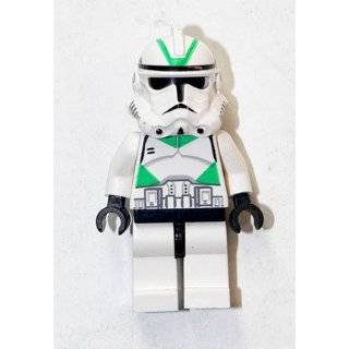 LEGO Star Wars Ep 3 Green Clone Trooper   LEGO 2 Star Wars Figure