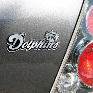  NFL Miami Dolphins 3d Chrome Car Emblem Automotive