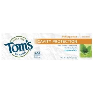 Toms of Maine Natural Care Fluoride Toothpaste, Anticavity, Spearmint 