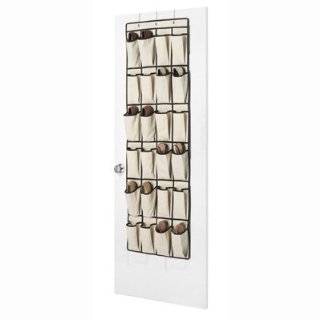   6687 13 Fashion Canvas Soft Storage Over the Door Shoe Organizer