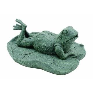 Lazy Frog on Lily Pad Spitter w/pump Patio, Lawn & Garden