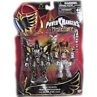 Power Rangers Mystic Force Wolf Megazord and Jenji the Cat