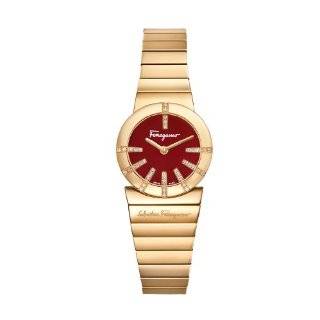   Womens F70SBQ5108i S080 Gancino Gold IP Red Enamel Diamond Watch