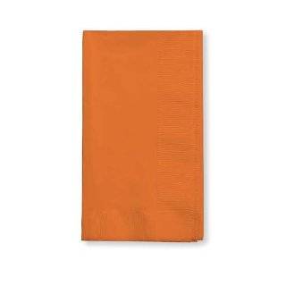 Creative Converting Value Pack Paper Dinner Napkins, Sunkissed Orange 