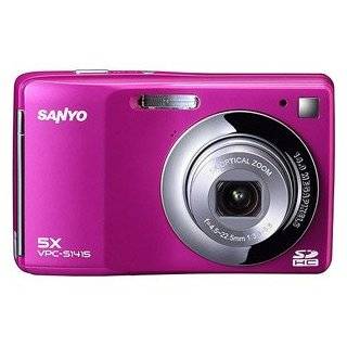 Sanyo 14MP Digital Camera w/ 5x Optical Zoom, 3 LCD Display   RED 