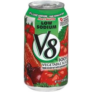 V8 Vegetable Juice, Low Sodium, 11.5 Ounce (Pack of 24)