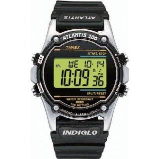 Timex Mens T77511 Black Resin Quartz Watch with Digital Dial
