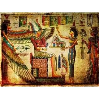    Egyptian Scene Mosaic Mural Art Tile Wall Decor 